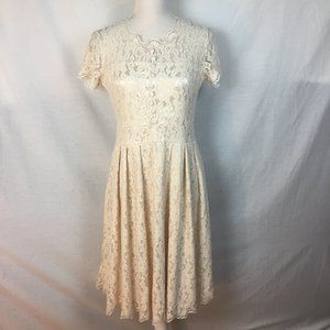Azecool Vintage Style Lace Dress